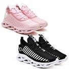 Tênis Esportivo Masculino Evoltenn Academia - 2 Pares Preto e Rosa