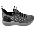 Tenis Esportivo Run One Cinza Calce Facil Conforto Original