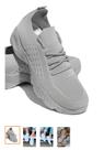 Tenis esportivo unissex branco confort
