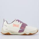 Tênis Everlast Elite Feminino Bege e Roxo Tênis Everlast Elite Feminino Bege e Roxo