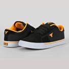 Tênis Fallen Bomber Suede Vulcanizado Black White Orange