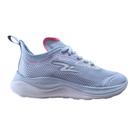 Tenis Fem Ortopedico Flex Max Macio Treino Malha Respiravel Cor:Azul ClaroTamanho:37Genero:Feminino