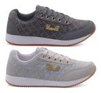 Tênis Feminino Academia Leve Bonito Confortável 2 Pares