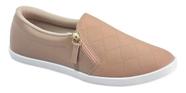 Tênis Feminino Beira Rio Slip On Iate Ziper Ref 4205132