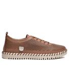 Tênis Feminino Bottero Couro Burnished Marrom/Off White