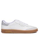 Tênis Feminino Bottero em Couro Detalhe Metalizado Branco/cinza Tênis Feminino Bottero em Couro Detalhe Metalizado Branco/cinza