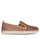 Tênis Feminino Bottero Slip On Couro Conforto Marrom