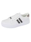 Tênis Feminino Branco Casual Brilho Strass Preto Bellinda Shoes Tênis Feminino Branco Casual Brilho Strass Preto Bellinda Shoes