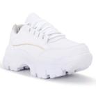 Tênis feminino branco casual com detalhes dourado ar livre caminhada academia