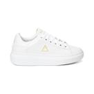 Tênis Feminino Branco Com Dourado Casual Estiloso