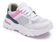 Tênis Feminino Branco Estilo Casual Leve E Confortável