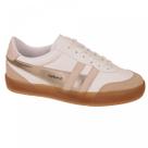 Tenis Feminino Casual Bebece T2131-441 Branco e Dourado