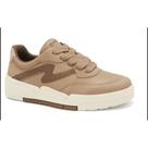 Tênis Feminino Casual Caqui Ramarim 25-89204