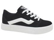 Tênis Feminino Casual Clássico Original Quiz Preto/branco