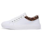 Tênis Feminino Casual Confortável Branco/Onça
