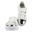 Tenis feminino casual confortavel branco