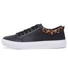 Tênis Feminino Casual Confortável Preto/Onça