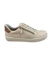 Tênis Feminino Casual Em Couro Pegada Com Zíper 211803 Tênis Feminino Casual Em Couro Pegada Com Zíper 211803