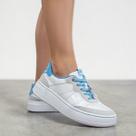 Tênis Feminino Casual Flatform Smurfs Com Pingente Confortável Original Piccadilly 924001