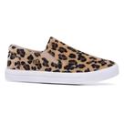 Tenis Feminino Casual Infantil Sapatinho Bebe Slip On Onça