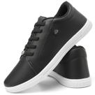 Tenis Feminino Casual Izalu Branco Preto