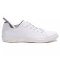 Tênis Feminino Casual Marina Mello Branco em Couro Legítimo
