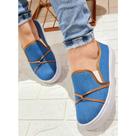 Tenis Feminino Casual Slip On Jeans Variados Modelos