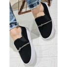 Tenis Feminino Casual Slip On Preto Variados Modelos