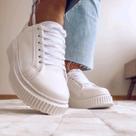 Tenis Feminino Casual Sola Tratorada Luxo New Tenis Feminino Casual Sola Tratorada Luxo New