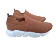Tênis feminino casual spaflex Kinit confort slip on