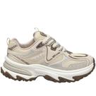 Tênis Feminino Casual Via Marte 339-001 Marfim/Taupe
