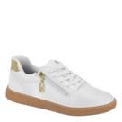 Tenis Feminino Casual Ziper Croco Retrô Beira Rio 4313.209 - Branco Dourado - 39 Tenis Feminino Casual Ziper Croco Retrô Beira Rio 4313.209 - Branco Dourado - 39