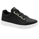 Tenis Feminino Comfort Flex Couro Casual