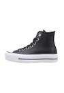 Tênis feminino Converse Chuck Taylor de couro de cano alto 8.5