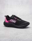 Tênis Feminino Correr Corrida Leve Macio Gym Treino Academia Preto Rosa Macio