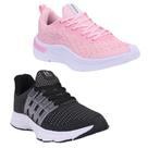 Tênis Feminino Corrida Esportivo Caminhada Academia Kit 2