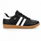 Tênis Feminino Couro Legítimo Marina Mello Emma Preto Branco Cor:PretoTamanho:37