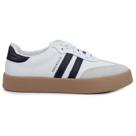 Tênis Feminino Cravo e Canela Casual Branco Alvejado - 1573