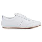 Tênis Feminino Cravo e Canela Casual Couro Branco - 1547CC