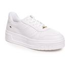 Tênis Feminino Dakota Couro Conforto Plataforma DA251 Branco