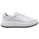 Tênis Feminino Democrata Couro Drake Pulse Branco - 6181 Tênis Feminino Democrata Couro Drake Pulse Branco - 6181