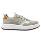 Tênis Feminino Democrata Couro Drake Pulse Cinza - 6181 Tênis Feminino Democrata Couro Drake Pulse Cinza - 6181