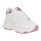 Tênis feminino GUESS CALEBB branco/rosa 147, 7.5