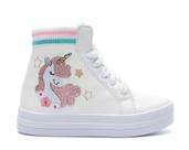 Tenis Feminino Infantil Casual Unicórnio