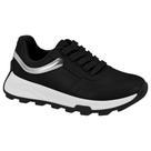 Tênis Feminino Jogging Preto Prata Beira Rio 4328.101