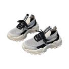 Tênis Feminino Leve De Corrida Em Malha Com Cadarço Casual Moda Esportiva Para Exterior Com Sola