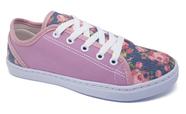 Tênis Feminino Love Sola Baixa Casual Confort Estampado K124