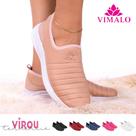 Tênis feminino meia calce fácil slip on leve flexível confortável para caminhada academia vl02
