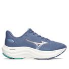 Tênis Feminino Mizuno Enigma 2 Softier Foam Azul/Verde Tênis Feminino Mizuno Enigma 2 Softier Foam Azul/Verde
