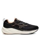 Tênis Feminino Mizuno Space 6 Softierfoam Corrida Preto/Bege